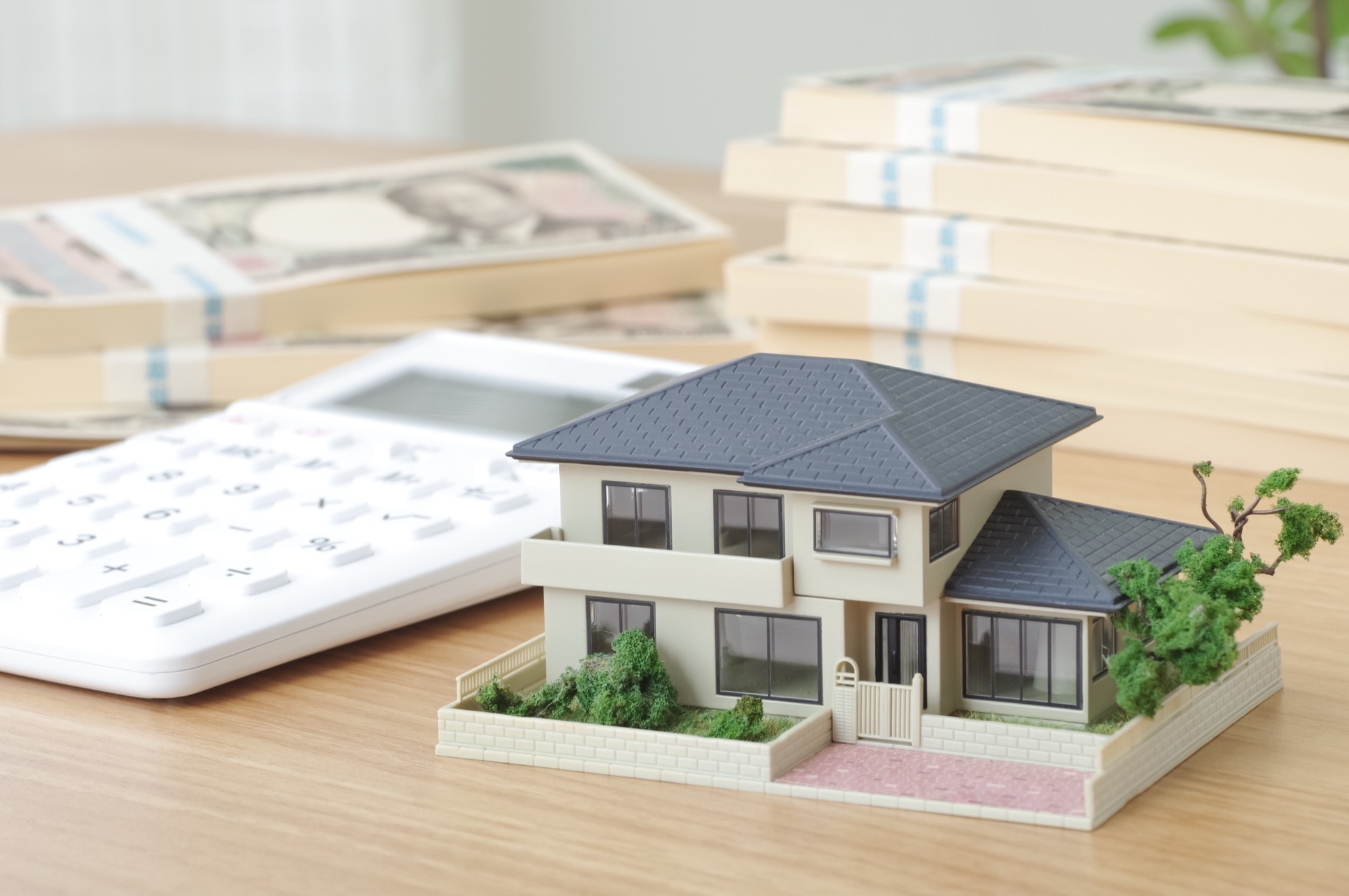 一戸建ての住宅とお金に関するイメージ
