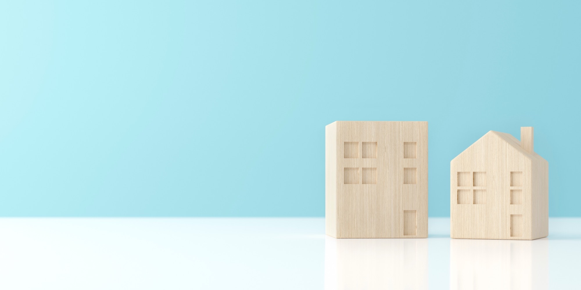 木製の住宅模型